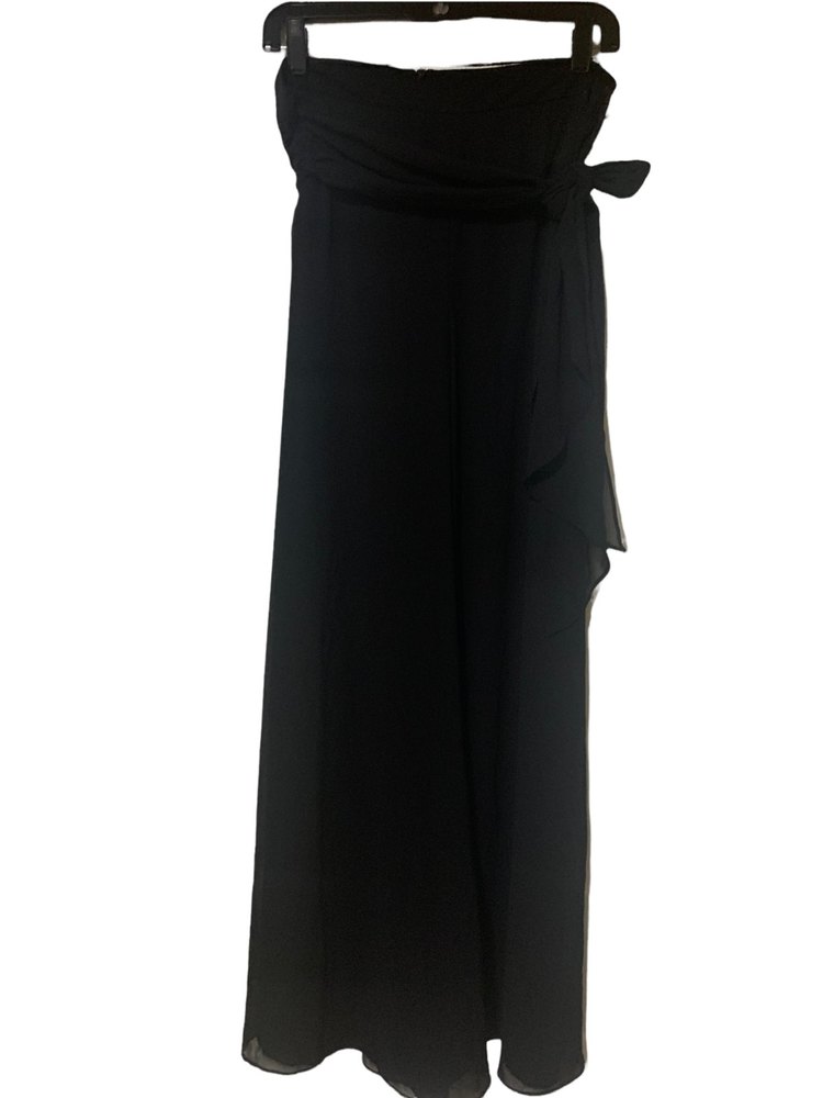 DRESS BARN COLLECTION BLACK WIDE LEG  DRESSY OCCASION PANTS - Sz 14